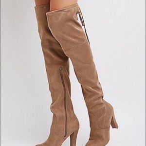 Charlotte Russe/Thigh high, heeled boots/Size 7